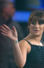 LEA MICHELE at Good Morning America in New York