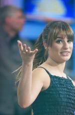 LEA MICHELE at Good Morning America in New York