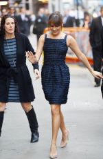 LEA MICHELE at Good Morning America in New York