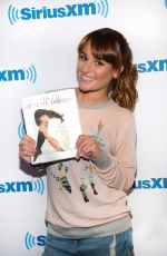 LEA MICHELE at SiriusXM Studios in New York