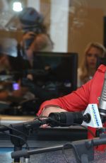 LEA MICHELE at The Elvis Duran Z100 Morning Show in New York