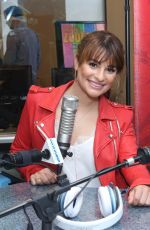 LEA MICHELE at The Elvis Duran Z100 Morning Show in New York