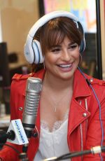 LEA MICHELE at The Elvis Duran Z100 Morning Show in New York