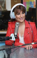 LEA MICHELE at The Elvis Duran Z100 Morning Show in New York