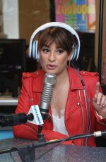 LEA MICHELE at The Elvis Duran Z100 Morning Show in New York