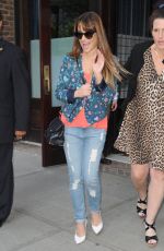 LEA MICHELE Out and About in New York