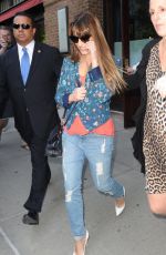 LEA MICHELE Out and About in New York