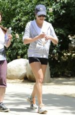 LEA MICHELE Out for a Hike in Sherman Oaks