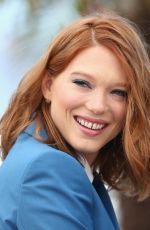 LEA SEYDOUX at Saint Laurent Photocall at Cannes Film Festival