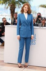 LEA SEYDOUX at Saint Laurent Photocall at Cannes Film Festival