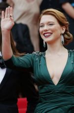 LEA SEYDOUX at Saint Laurent Premiere at Cannes Film Festival