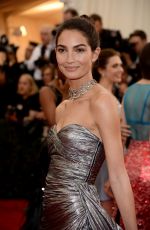 LILY ALDRIDGE at MET Gala 2014 in New York
