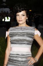 LILY ALLEN at MET Gala 2014 in New York