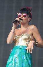 LILY ALLEN Performs at BBC Radio 1 Big Weekend in Glasgow