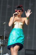 LILY ALLEN Performs at BBC Radio 1 Big Weekend in Glasgow