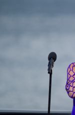 LILY ALLEN Performs on Canal Plus TV Show at Cannes Film Festival