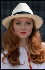 LILY COLE at House of Fraser Garden at the Chelsea Flower Show in London