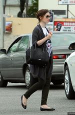 LILY COLLINS Out and About in Los Angeles 2205