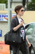 LILY COLLINS Out and About in Los Angeles 2205