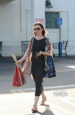 LILY COLLINS Out Shopping in Beverly Hills 1805