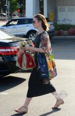 LILY COLLINS Out Shopping in Beverly Hills 1805
