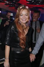 LINDSAY LOHAN at VIP Room Nightclub in Cannes