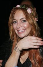 LINDSAY LOHAN at VIP Room Nightclub in Cannes