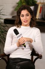 LIZZY CAPLAN at Variety Studio in West Hollywood