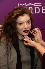 LORDE at Lorde/Mac Cosmetics Launch at Mac Pro Showroom in New York