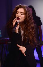LORDE at Lorde/Mac Cosmetics Launch at Mac Pro Showroom in New York