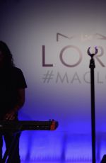 LORDE at Lorde/Mac Cosmetics Launch at Mac Pro Showroom in New York