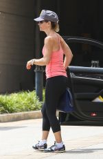 LORI LOUGHLIN in Tights Out and About in Beverly Hills