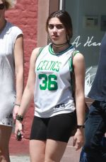 LOURDES LEON in Shorts Out in New York