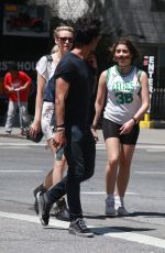 LOURDES LEON in Shorts Out in New York