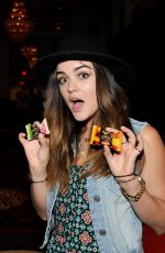 LUCY HALE at 2014 Billboard Music Awards Appreciation Lounge in Las Vegas