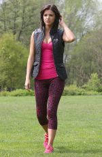 LUCY MECKLENBURGH at Fitness Camp in Shropshire