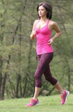 LUCY MECKLENBURGH at Fitness Camp in Shropshire