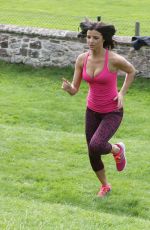 LUCY MECKLENBURGH at Fitness Camp in Shropshire