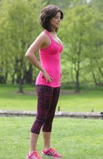 LUCY MECKLENBURGH at Fitness Camp in Shropshire