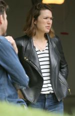 MANDY MOORE Shopping at a Yard Sale in Los Angeles