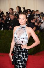 MARGOT ROBBIE at MET Gala 2014 in New York