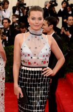 MARGOT ROBBIE at MET Gala 2014 in New York