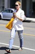 MENA SUVARI Out and About in West Hollywood 1505