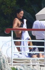 MICHELLE RODRIGUEZ in Bikini at Pool in Eden Roc Resort in Cannes