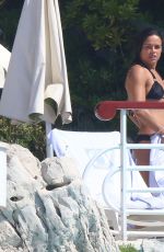MICHELLE RODRIGUEZ in Bikini at Pool in Eden Roc Resort in Cannes
