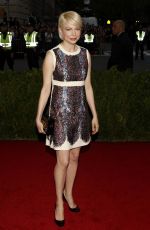 MICHELLE WILLIAMS at MET Gala 2014 in New York