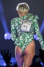 MILEY CYRUS Performs at Bangerz Tour in Lyon