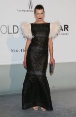 MILLA JOVOVICH at AMFAR’s 21st Cinema Against Aids Gala in Cap D’Antibes