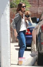 MINKA KELLY Arrives at Go Dog LA Day Care in Los Angeles