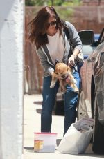 MINKA KELLY Arrives at Go Dog LA Day Care in Los Angeles
